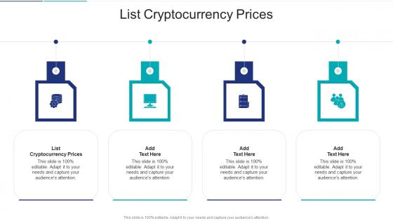 List Cryptocurrency Prices In Powerpoint And Google Slides Cpb