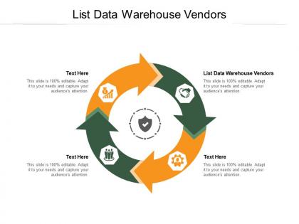 List data warehouse vendors ppt powerpoint presentation layouts graphic tips cpb