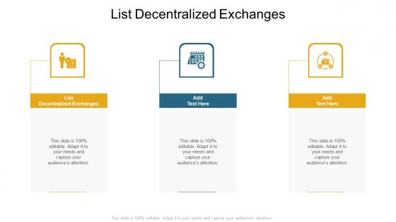 List Decentralized Exchanges In Powerpoint And Google Slides Cpb