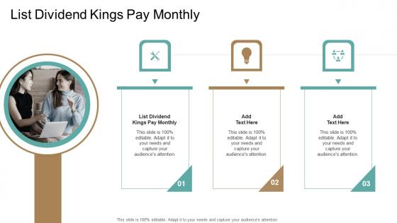 List Dividend Kings Pay Monthly In Powerpoint And Google Slides Cpb