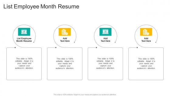 List Employee Month Resume In Powerpoint And Google Slides Cpb