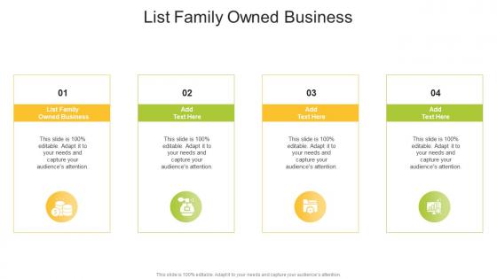 List Family Owned Business In Powerpoint And Google Slides Cpb