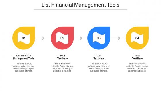 List Financial Management Tools Ppt Powerpoint Presentation File Themes Cpb