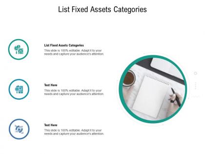 List fixed assets categories ppt powerpoint presentation infographics shapes cpb