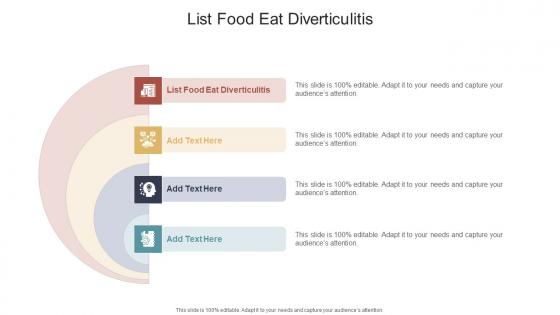 List Food Eat Diverticulitis In Powerpoint And Google Slides Cpb