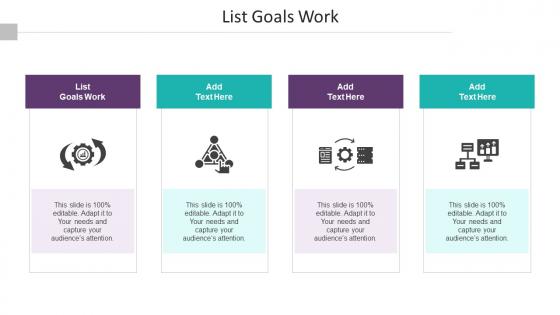 List Goals Work In Powerpoint And Google Slides Cpb