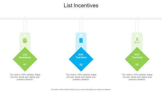 List Incentives In Powerpoint And Google Slides Cpb