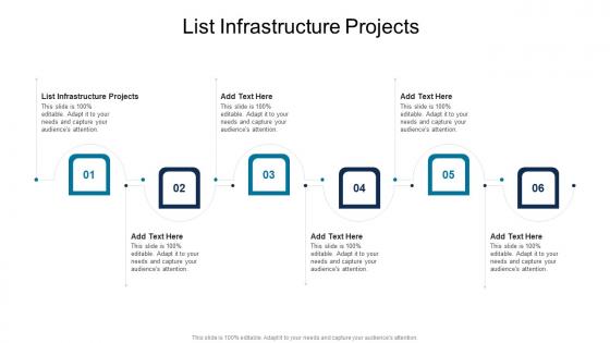 List Infrastructure Projects In Powerpoint And Google Slides Cpb
