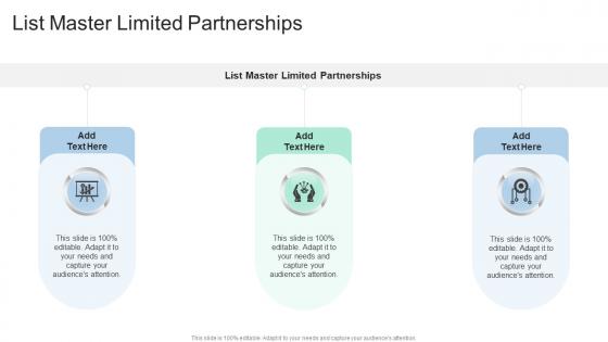 List Master Limited Partnerships In Powerpoint And Google Slides Cpb