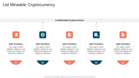 List Mineable Cryptocurrency In Powerpoint And Google Slides Cpb