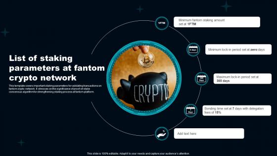 List Of Staking Parameters At Fantom Crypto Network