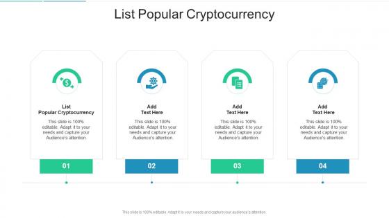 List Popular Cryptocurrency In Powerpoint And Google Slides Cpb