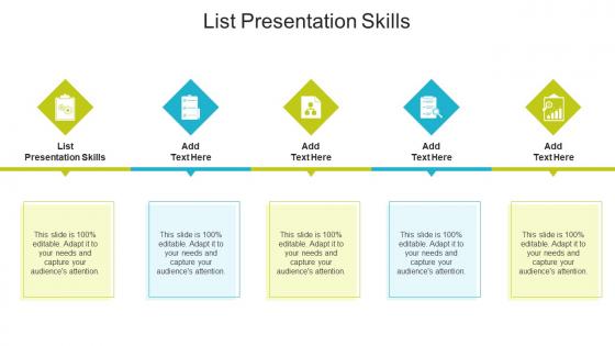 List Presentation Skills In Powerpoint And Google Slides Cpb