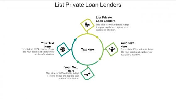 List private loan lenders ppt powerpoint presentation summary display cpb