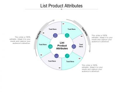 List product attributes ppt powerpoint presentation portfolio example file cpb