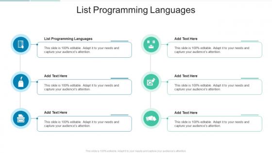 List Programming Languages In Powerpoint And Google Slides Cpb