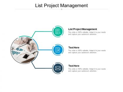 List project management ppt powerpoint presentation gallery cpb