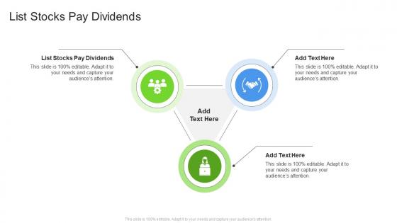 List Stocks Pay Dividends In Powerpoint And Google Slides Cpb