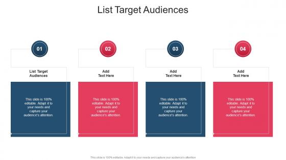 List Target Audiences In Powerpoint And Google Slides Cpb