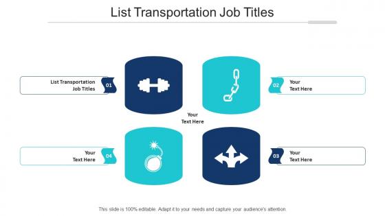 List Transportation Job Titles Ppt Powerpoint Presentation Inspiration Good Cpb