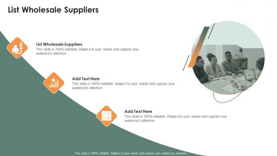 List Wholesale Suppliers In Powerpoint And Google Slides Cpb