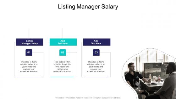 Listing Manager Salary In Powerpoint And Google Slides Cpb