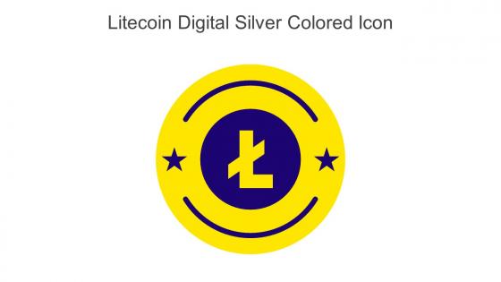 Litecoin Digital Silver Colored Icon In Powerpoint Pptx Png And Editable Eps Format