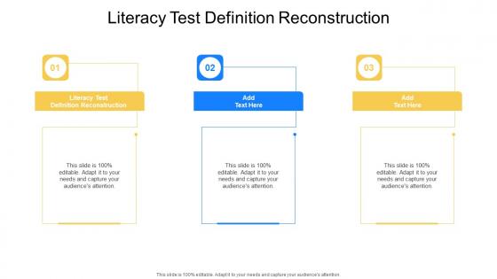 Literacy Test Definition Reconstruction In Powerpoint And Google Slides Cpb