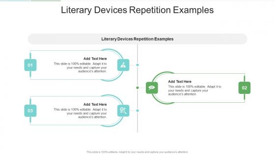 Literary Devices Repetition Examples In Powerpoint And Google Slides Cpb