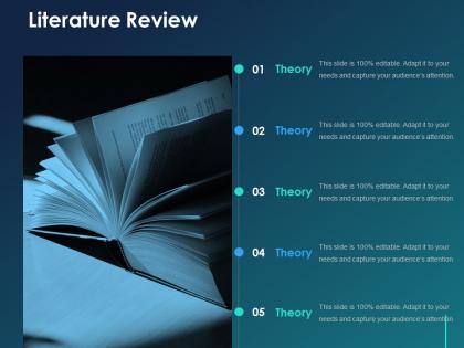 Literature review ppt graphics