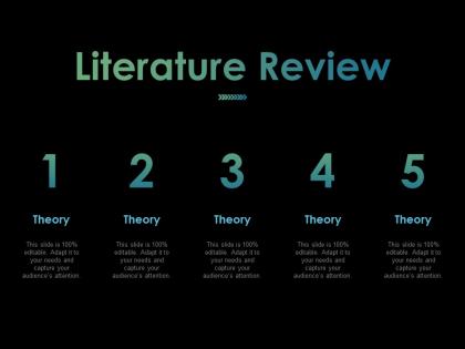Literature review ppt powerpoint presentation file files