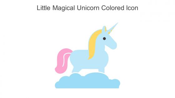 Little Magical Unicorn Colored Icon In Powerpoint Pptx Png And Editable Eps Format