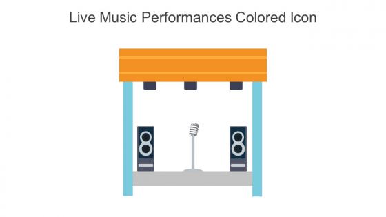 Live Music Performances Colored Icon In Powerpoint Pptx Png And Editable Eps Format