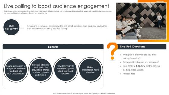 Live Polling To Boost Audience Engagement Impact Of Successful Product Launch Event