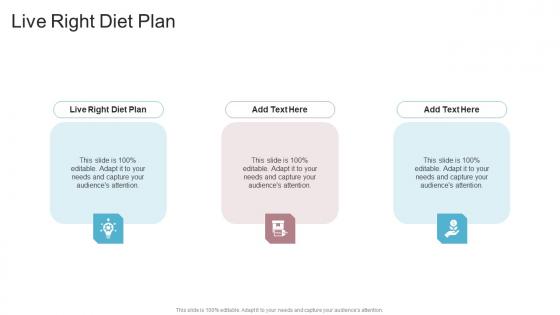 Live Right Diet Plan In Powerpoint And Google Slides Cpb