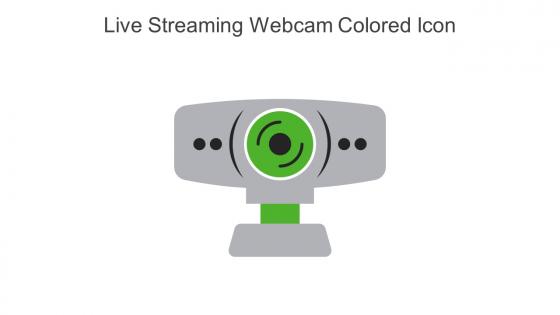 Live Streaming Webcam Colored Icon In Powerpoint Pptx Png And Editable Eps Format
