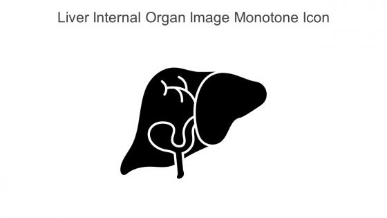 Liver Internal Organ Image Monotone Icon In Powerpoint Pptx Png And Editable Eps Format