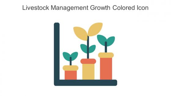 Livestock Management Growth Colored Icon In Powerpoint Pptx Png And Editable Eps Format