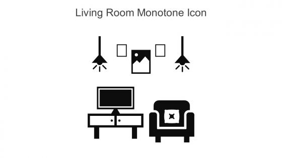 Living Room Monotone Icon In Powerpoint Pptx Png And Editable Eps Format