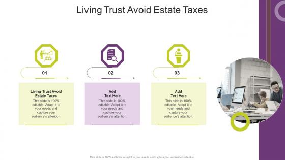 Living Trust Avoid Estate Taxes In Powerpoint And Google Slides Cpb