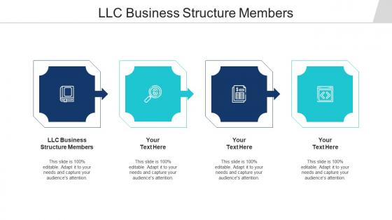 LLC Business Structure Members Ppt Powerpoint Presentation Outline Show Cpb