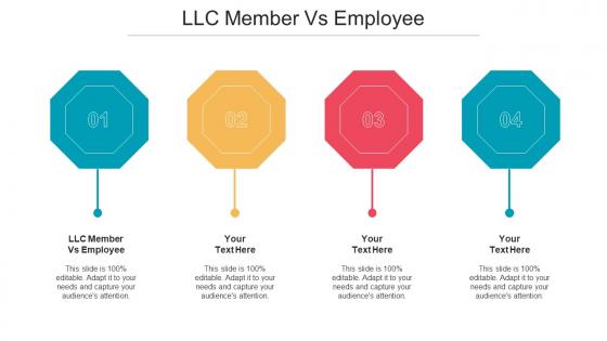 LLC Member Vs Employee Ppt Powerpoint Presentation Pictures Show Cpb