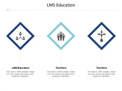 Lms education ppt powerpoint presentation show samples cpb