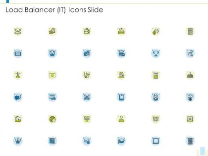 Load balancer it icons slide ppt powerpoint presentation file