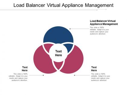 Load balancer virtual appliance management ppt powerpoint presentation summary format cpb