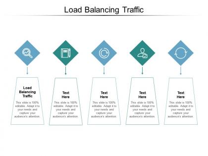 Load balancing traffic ppt powerpoint presentation professional icons cpb