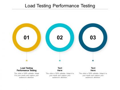 Load testing performance testing ppt powerpoint presentation infographic template icons cpb
