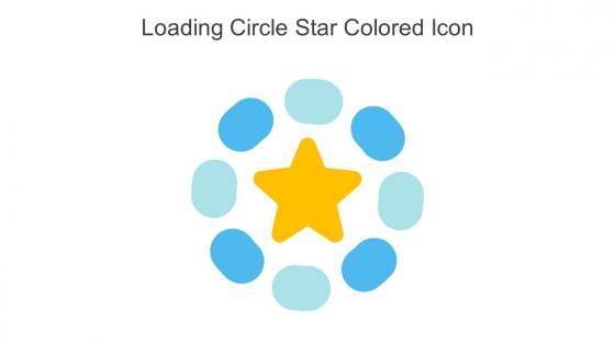 Loading Circle Star Colored Icon In Powerpoint Pptx Png And Editable Eps Format