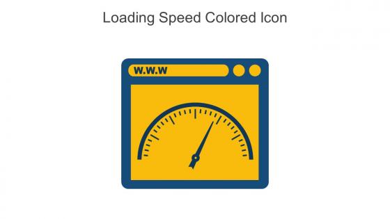 Loading Speed Colored Icon In Powerpoint Pptx Png And Editable Eps Format