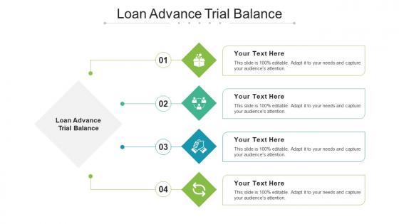 Loan Advance Trial Balance Ppt Powerpoint Presentation Ideas Graphics Template Cpb